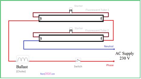 wiring a fluorescent light fixture